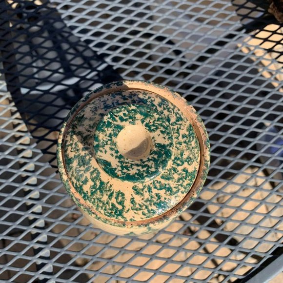 Artisan made Small Pottery Crock with Lid Made in Colorado - Picture 3 of 7